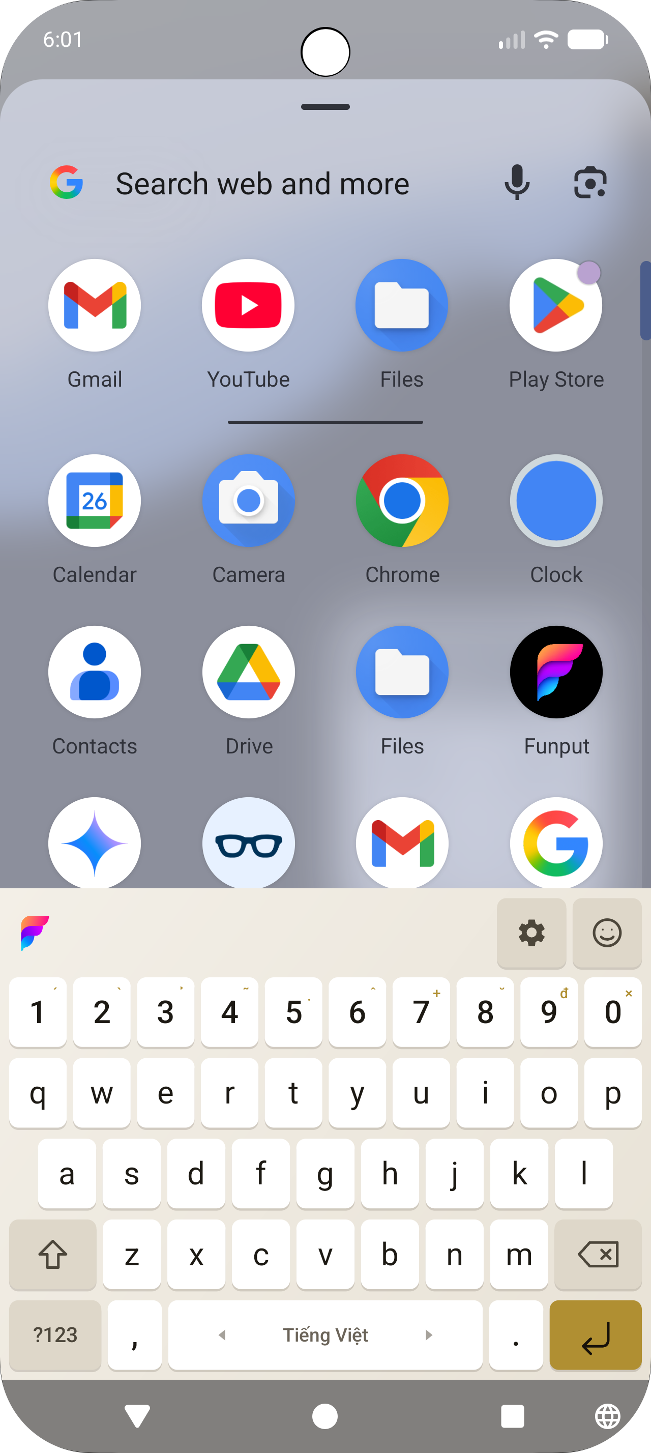 Bàn phím Funput trên Android